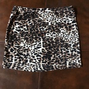 H&M Bandage Skirt Animal Leopard Print